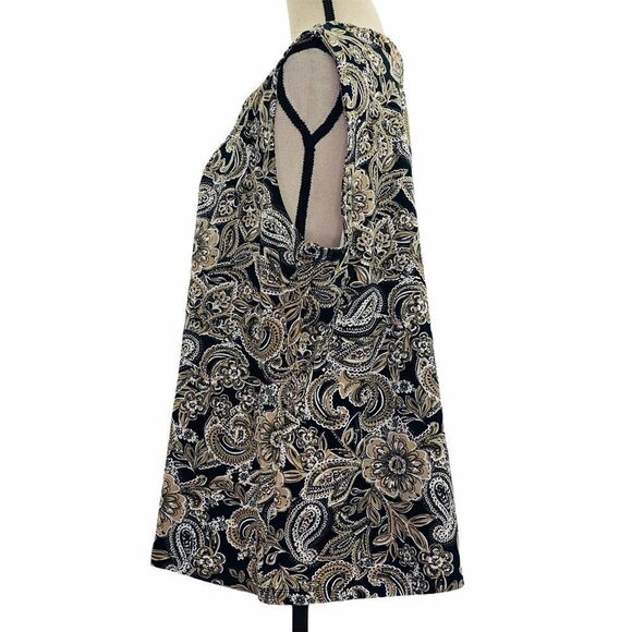 CROFT & Barrow Floral Paisley Sleeveless Blouse 2x - Picture 4 of 10